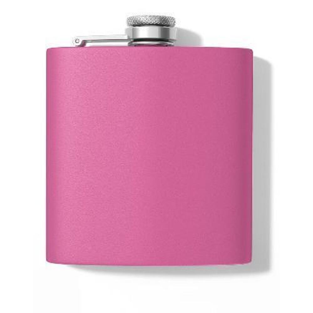 Fully customizable, pink women's flask.​
